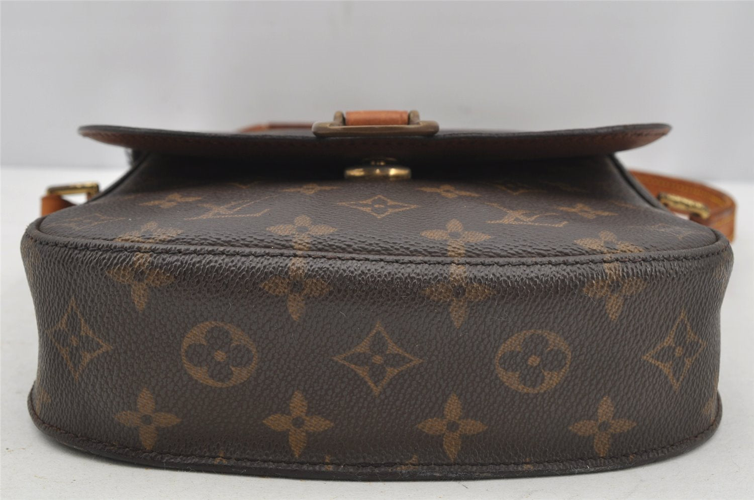 Auth Louis Vuitton Monogram Saint Cloud MM M51243 Shoulder Cross Bag Junk 3169J