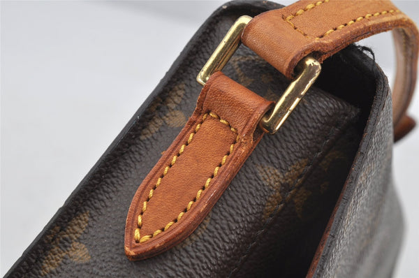 Auth Louis Vuitton Monogram Saint Cloud MM M51243 Shoulder Cross Bag Junk 3169J