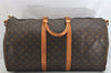 Authentic Louis Vuitton Monogram Keepall Bandouliere 55 M41414 Boston Bag 3169K