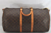 Authentic Louis Vuitton Monogram Keepall Bandouliere 55 M41414 Boston Bag 3169K