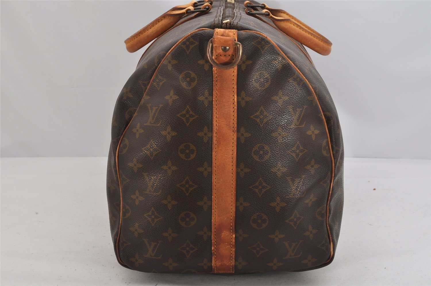 Authentic Louis Vuitton Monogram Keepall Bandouliere 55 M41414 Boston Bag 3169K