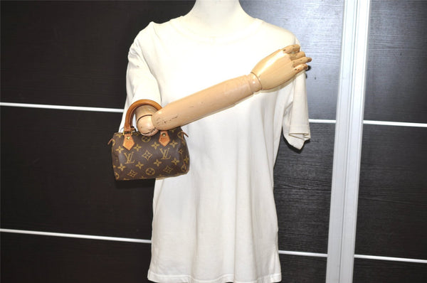 Authentic Louis Vuitton Monogram Mini Speedy Hand Bag Purse M41534 LV 3170I