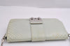 Authentic Christian Dior Chain Shoulder Cross Body Bag Leather Light Green 3170J