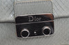 Authentic Christian Dior Chain Shoulder Cross Body Bag Leather Light Green 3170J