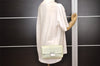 Authentic Christian Dior Chain Shoulder Cross Body Bag Leather Light Green 3170J
