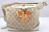 Authentic Louis Vuitton Monogram Sabbia Besace Shoulder Bag M93499 Beige 3170K