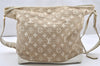 Authentic Louis Vuitton Monogram Sabbia Besace Shoulder Bag M93499 Beige 3170K