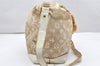 Authentic Louis Vuitton Monogram Sabbia Besace Shoulder Bag M93499 Beige 3170K
