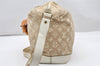 Authentic Louis Vuitton Monogram Sabbia Besace Shoulder Bag M93499 Beige 3170K