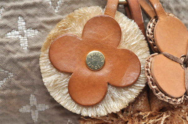 Authentic Louis Vuitton Monogram Sabbia Besace Shoulder Bag M93499 Beige 3170K