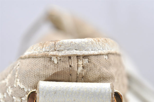 Authentic Louis Vuitton Monogram Sabbia Besace Shoulder Bag M93499 Beige 3170K