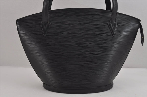 Auth Louis Vuitton Epi Saint Jacques Shopping Shoulder Bag Black M52262 LV 3171J