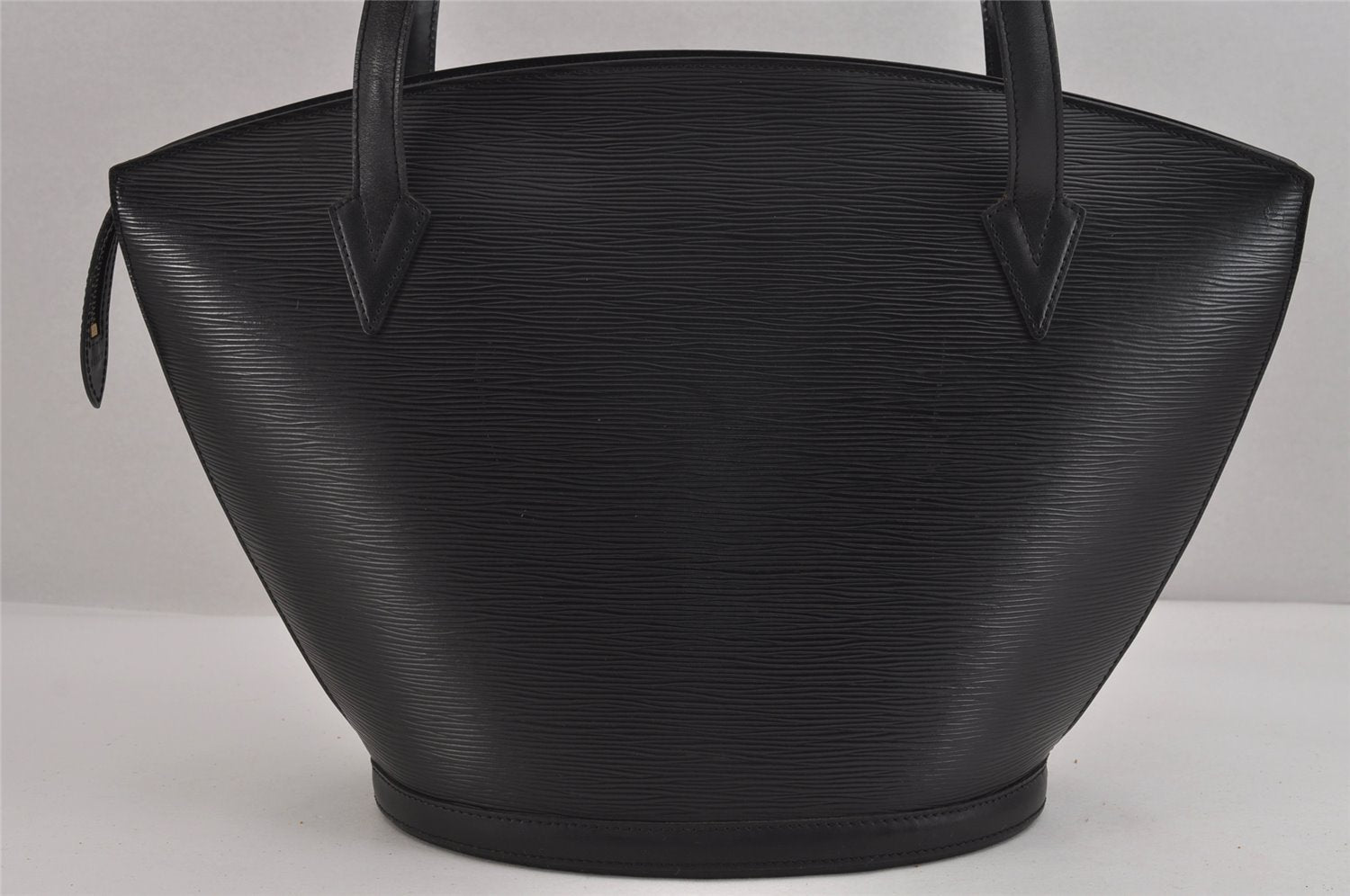 Auth Louis Vuitton Epi Saint Jacques Shopping Shoulder Bag Black M52262 LV 3171J