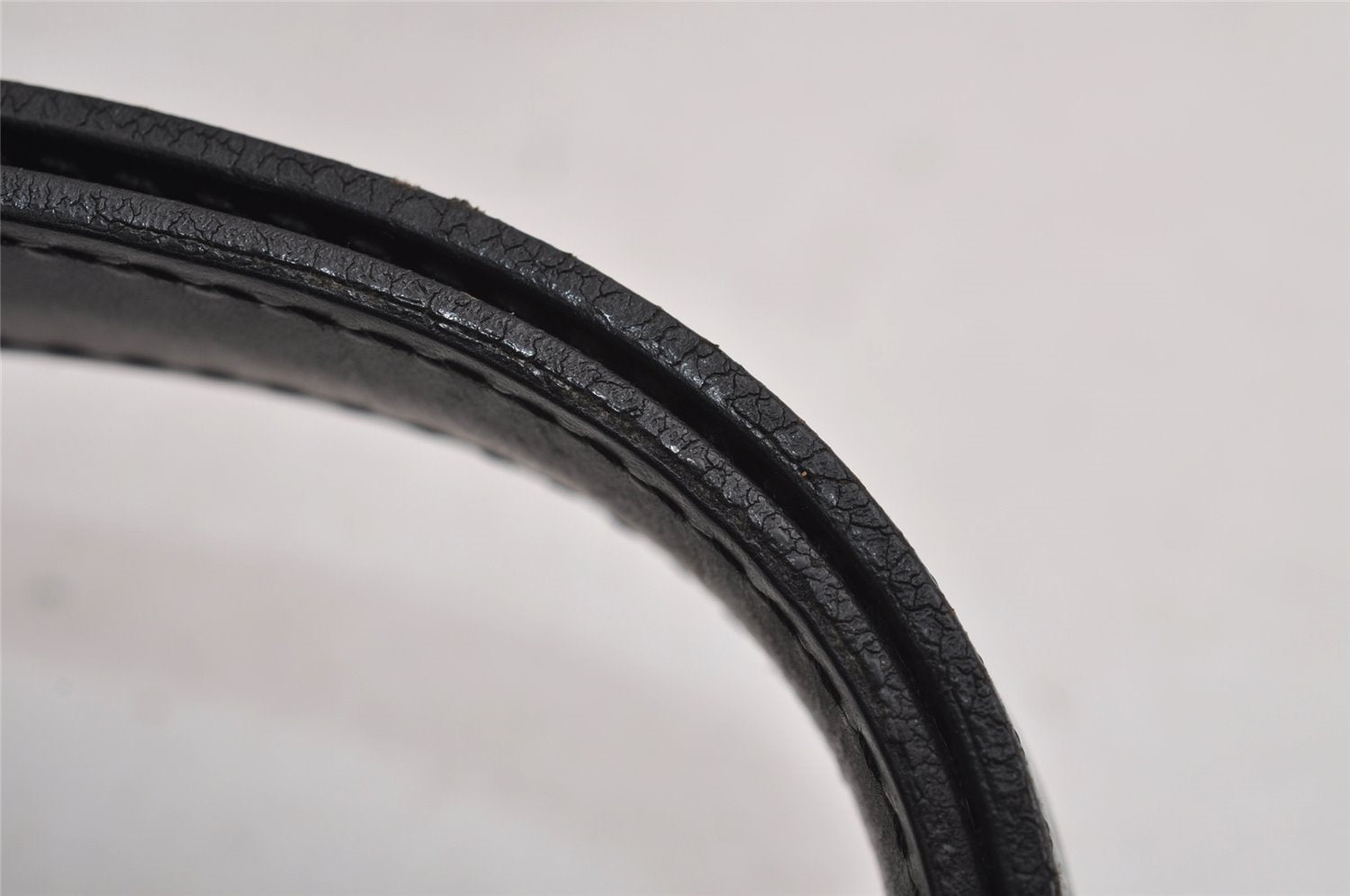 Auth Louis Vuitton Epi Saint Jacques Shopping Shoulder Bag Black M52262 LV 3171J