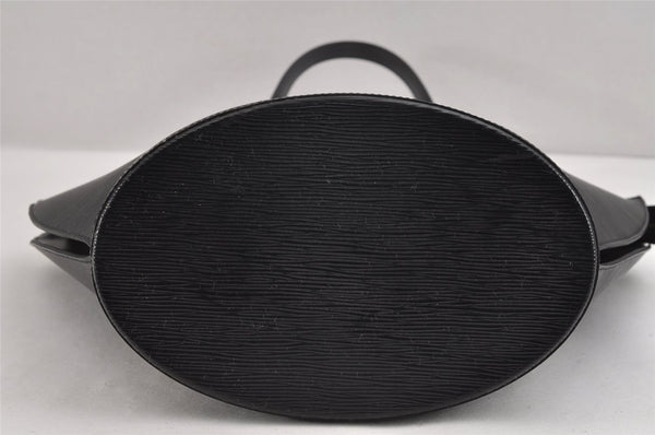 Auth Louis Vuitton Epi Saint Jacques Shopping Shoulder Bag Black M52262 LV 3171J