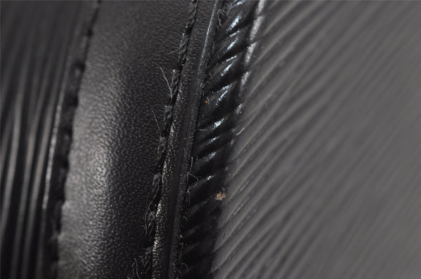 Auth Louis Vuitton Epi Saint Jacques Shopping Shoulder Bag Black M52262 LV 3171J