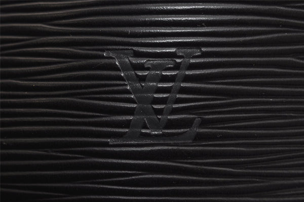 Auth Louis Vuitton Epi Saint Jacques Shopping Shoulder Bag Black M52262 LV 3171J