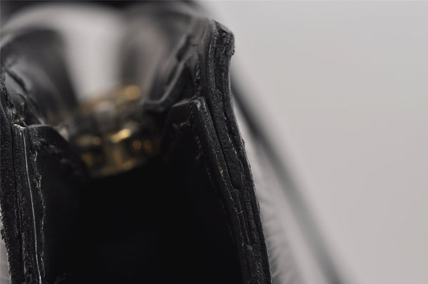 Auth Louis Vuitton Epi Saint Jacques Shopping Shoulder Bag Black M52262 LV 3171J