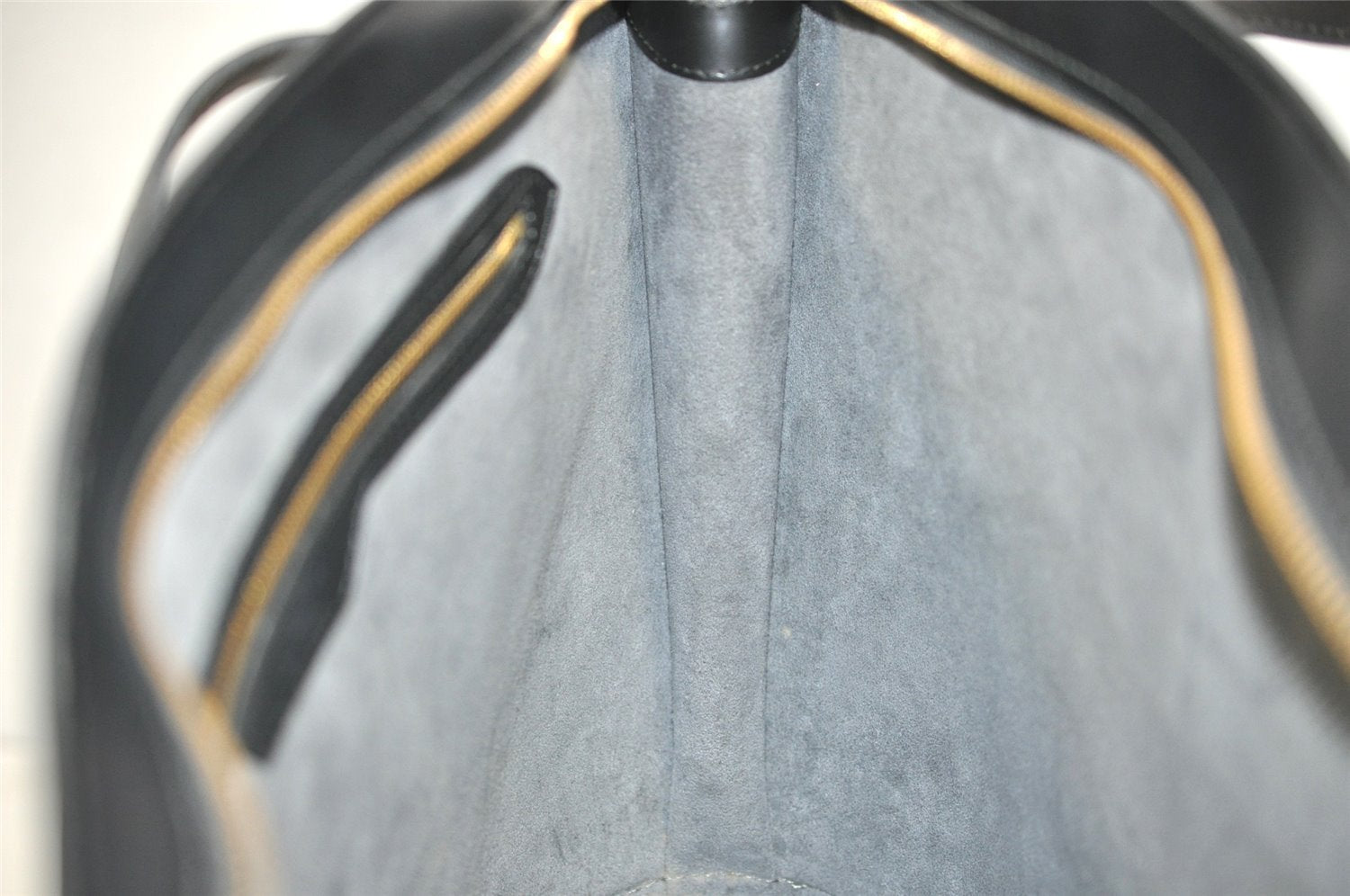 Auth Louis Vuitton Epi Saint Jacques Shopping Shoulder Bag Black M52262 LV 3171J