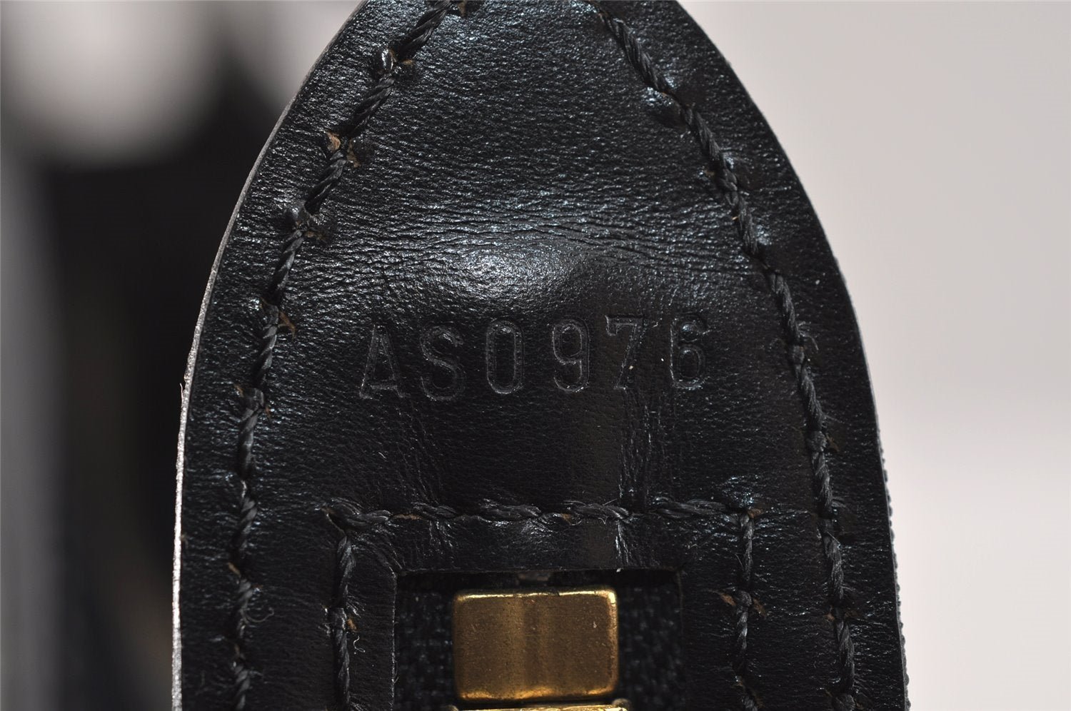 Auth Louis Vuitton Epi Saint Jacques Shopping Shoulder Bag Black M52262 LV 3171J