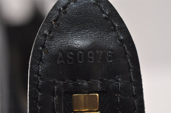 Auth Louis Vuitton Epi Saint Jacques Shopping Shoulder Bag Black M52262 LV 3171J