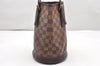 Authentic Louis Vuitton Damier Marais Bucket Shoulder Tote Bag N42240 Junk 3171K