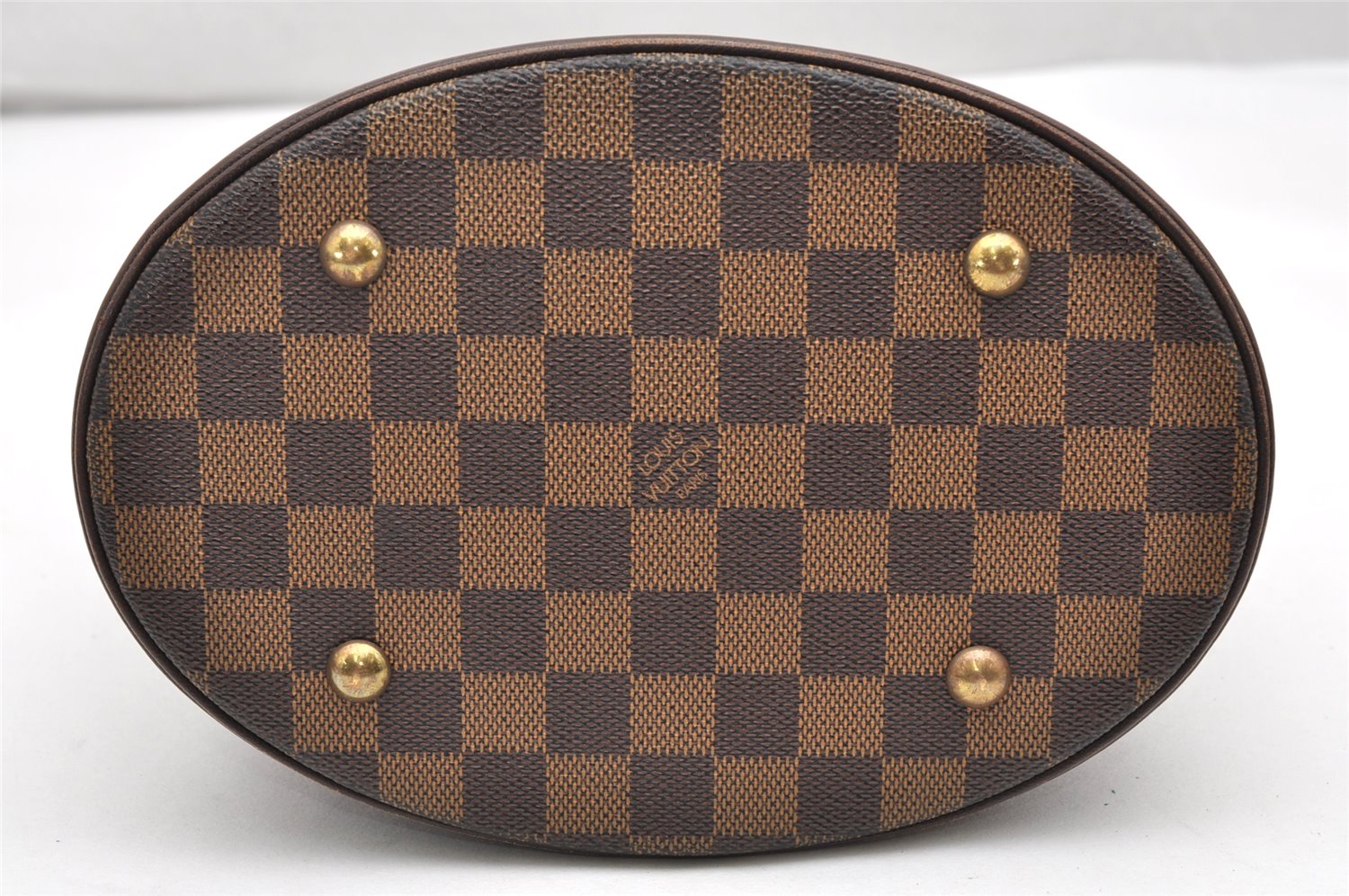 Authentic Louis Vuitton Damier Marais Bucket Shoulder Tote Bag N42240 Junk 3171K