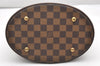 Authentic Louis Vuitton Damier Marais Bucket Shoulder Tote Bag N42240 Junk 3171K