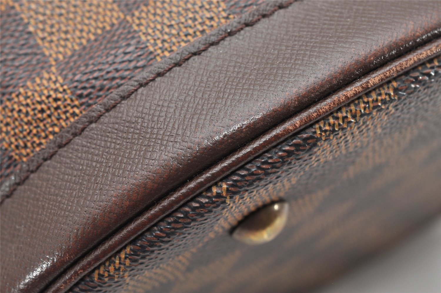 Authentic Louis Vuitton Damier Marais Bucket Shoulder Tote Bag N42240 Junk 3171K