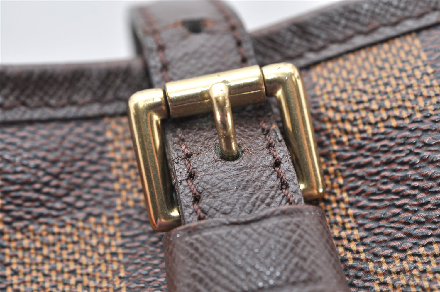 Authentic Louis Vuitton Damier Marais Bucket Shoulder Tote Bag N42240 Junk 3171K