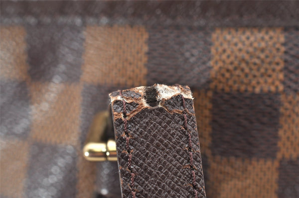 Authentic Louis Vuitton Damier Marais Bucket Shoulder Tote Bag N42240 Junk 3171K