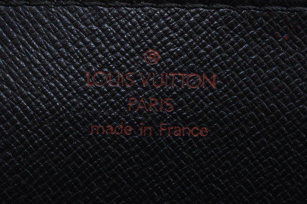 Authentic Louis Vuitton Epi Serviette Conseiller Briefcase Black M54422 LV 3173I