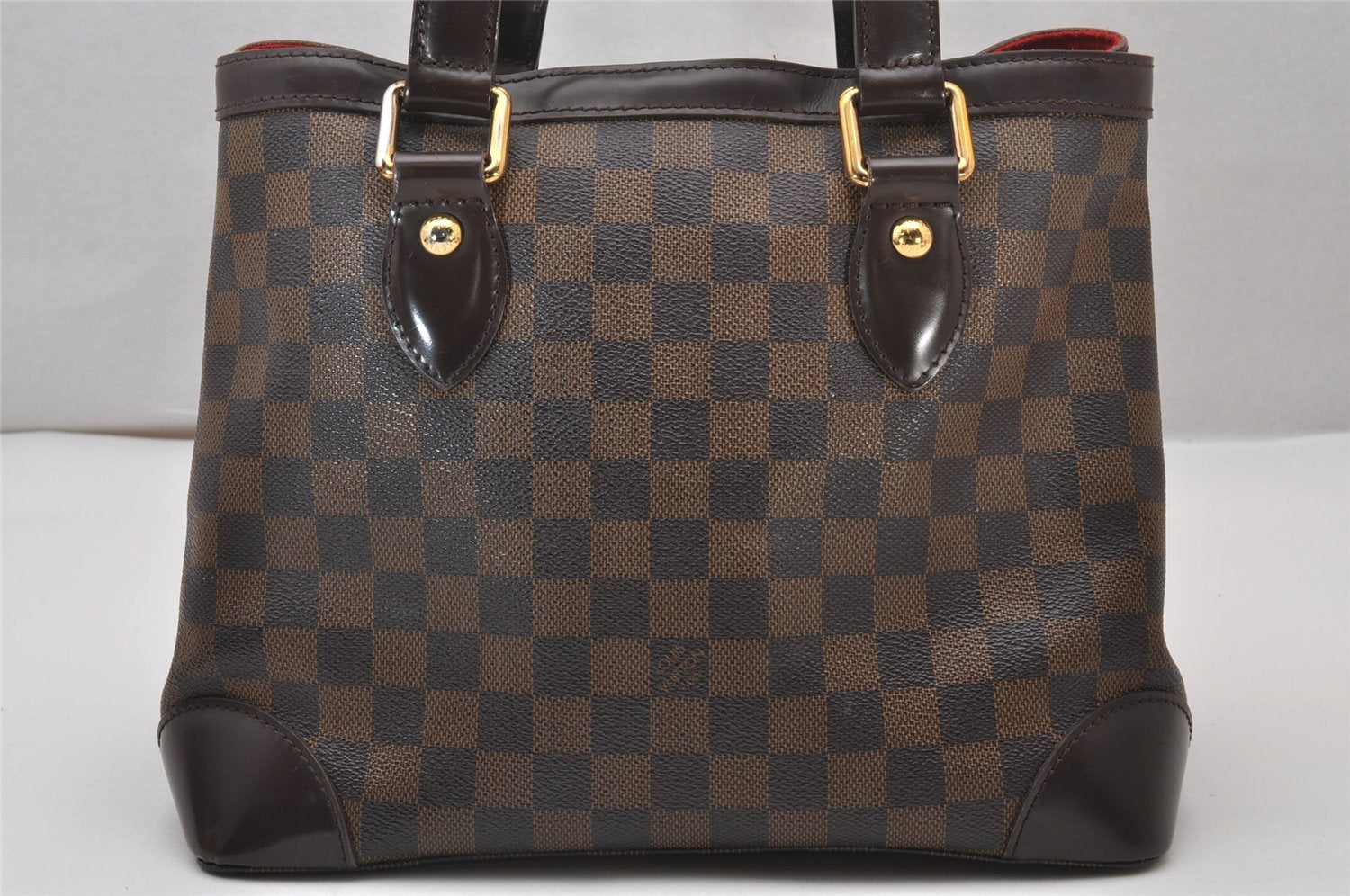 Authentic Louis Vuitton Damier Hampstead PM Shoulder Tote Bag N51205 LV 3173J