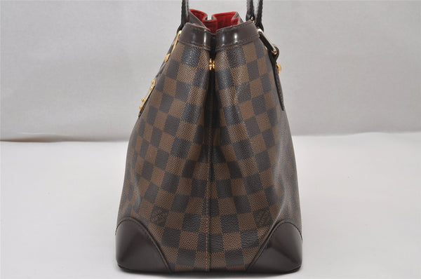 Authentic Louis Vuitton Damier Hampstead PM Shoulder Tote Bag N51205 LV 3173J