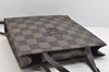 Authentic FENDI Vitange Pequin Check 2Way Backpack PVC Leather Brown Black 3174K