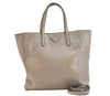 Authentic PRADA Vintage Saffiano Leather 2Way Shoulder Tote Bag Beige 3175K