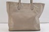 Authentic PRADA Vintage Saffiano Leather 2Way Shoulder Tote Bag Beige 3175K