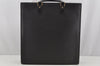 Authentic Louis Vuitton Epi Leather Sac Plat Hand Bag M59082 Black LV Junk 3176J