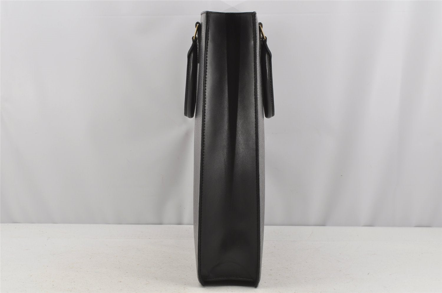 Authentic Louis Vuitton Epi Leather Sac Plat Hand Bag M59082 Black LV Junk 3176J