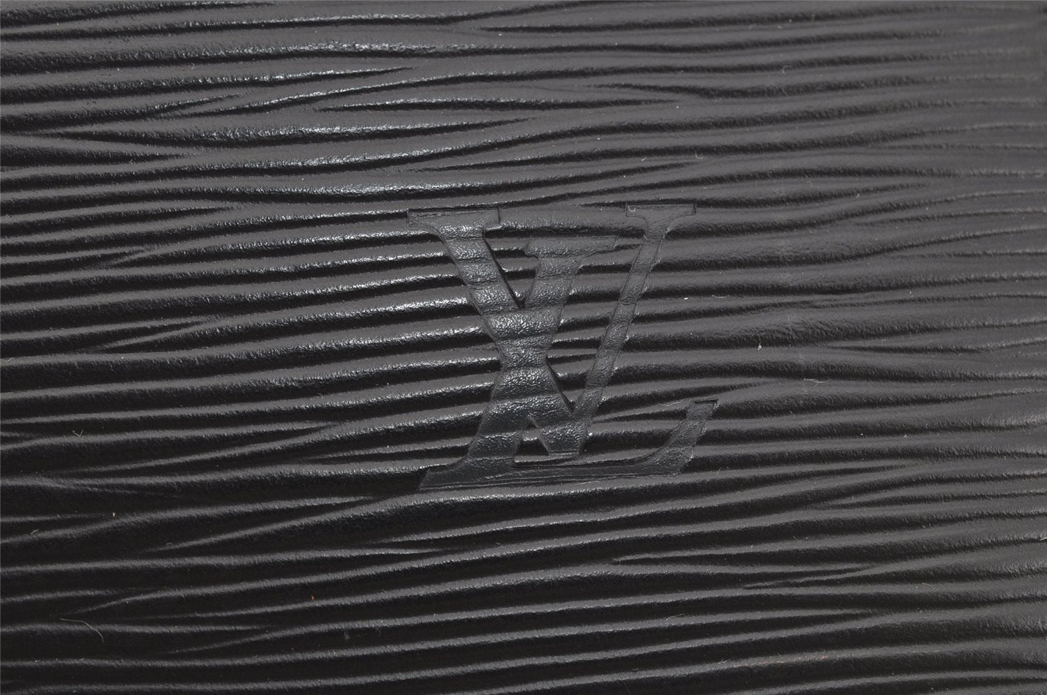 Authentic Louis Vuitton Epi Leather Sac Plat Hand Bag M59082 Black LV Junk 3176J