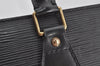Authentic Louis Vuitton Epi Leather Sac Plat Hand Bag M59082 Black LV Junk 3176J