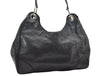 Authentic GUCCI Vintage Shoulder Hand Bag Purse Leather 257265 Black 3176K