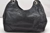 Authentic GUCCI Vintage Shoulder Hand Bag Purse Leather 257265 Black 3176K