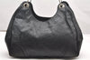 Authentic GUCCI Vintage Shoulder Hand Bag Purse Leather 257265 Black 3176K