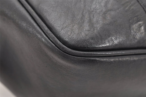 Authentic GUCCI Vintage Shoulder Hand Bag Purse Leather 257265 Black 3176K