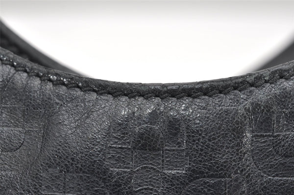 Authentic GUCCI Vintage Shoulder Hand Bag Purse Leather 257265 Black 3176K