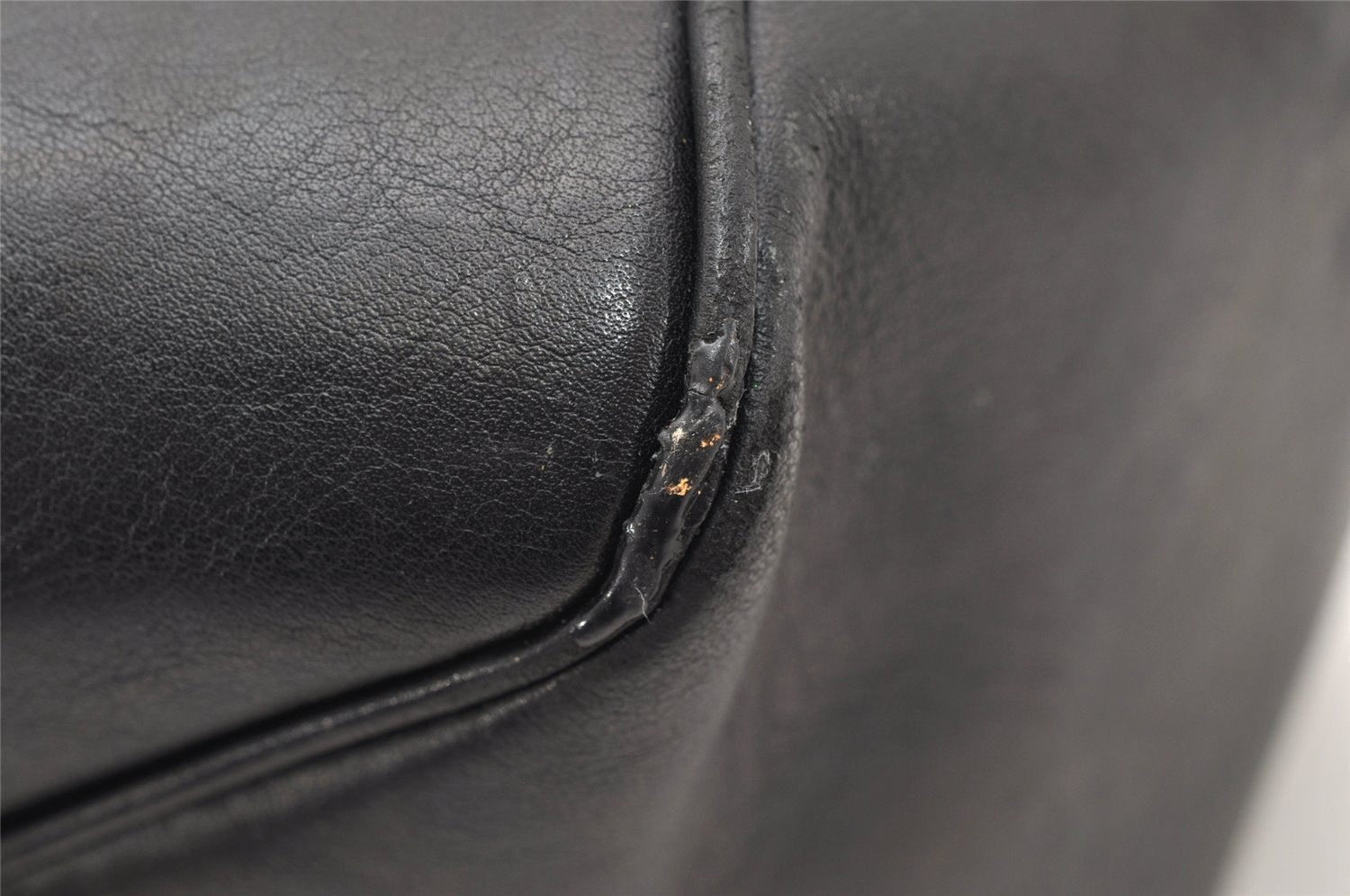 Authentic GUCCI Vintage Shoulder Hand Bag Purse Leather 257265 Black 3176K