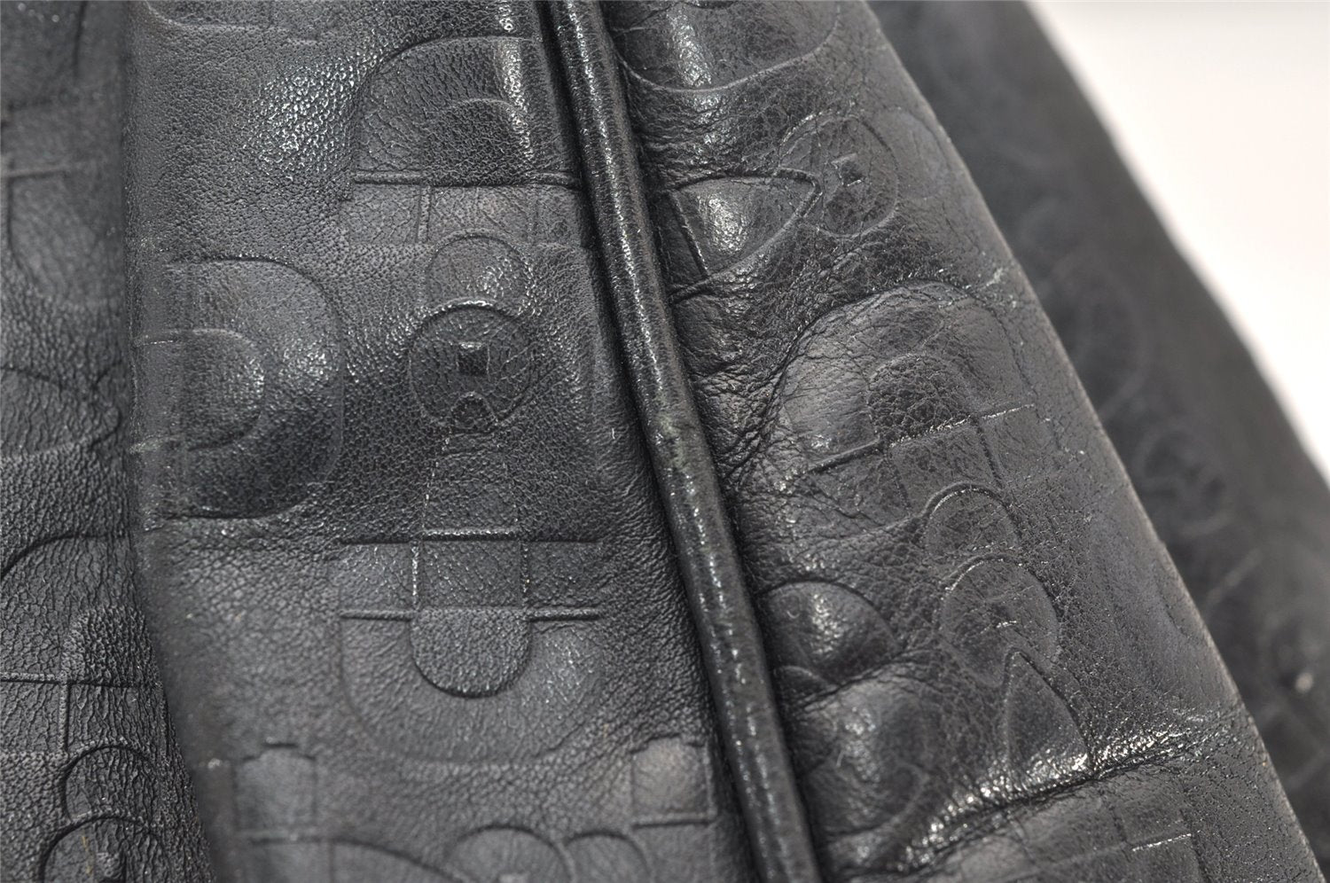 Authentic GUCCI Vintage Shoulder Hand Bag Purse Leather 257265 Black 3176K