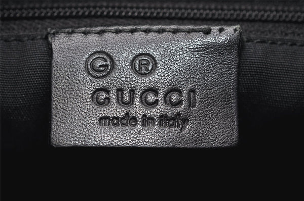 Authentic GUCCI Vintage Shoulder Hand Bag Purse Leather 257265 Black 3176K