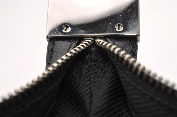 Authentic GUCCI Shoulder Hand Bag GG Canvas Leather 0013814 Black 3177I